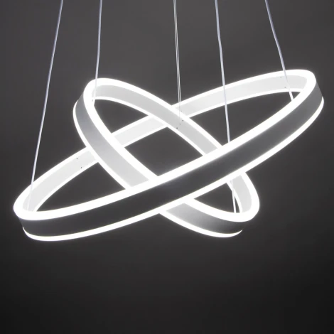 Люстра ярусная подвесная Дуэт CL719640 (регулировка яркости, LED, 220V, пульт управления, на тросе, кольцо)