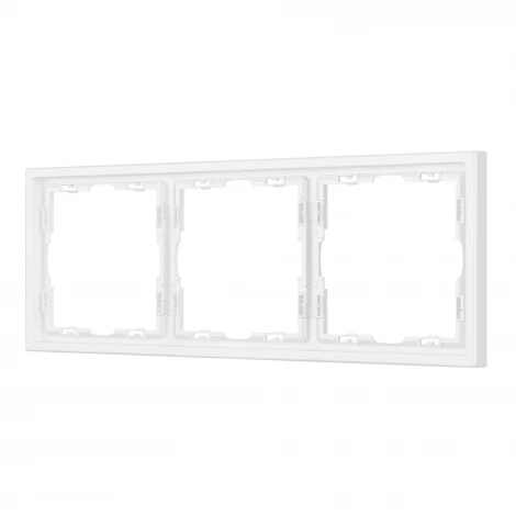 Рамка пластиковая FRM-NOBE-SFPL-3-WH (Arlight) 054219