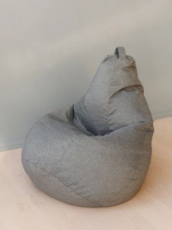 Кресло мешок Dreambag Груша Серая Рогожка (2XL, Классический) 5021831