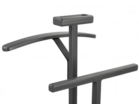 Вешалка костюмная ГАЛАНТ 340 черный/ серый графит от фабрики Mebelik