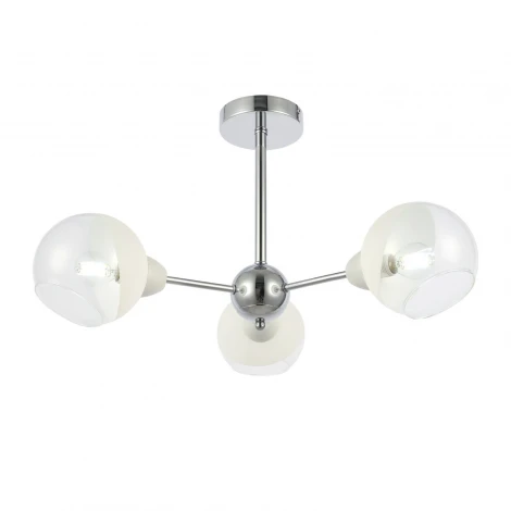 Потолочная люстра на штанге Evoluce Giorte SLE102702-03 (220V, шарики, молекулы)
