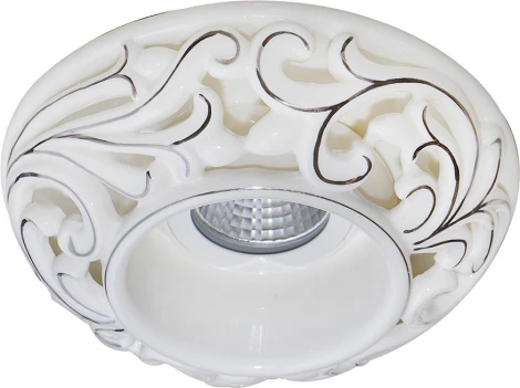 Встраиваемый светильник Donolux N1629 N1630-White+silver (220V, круглые)