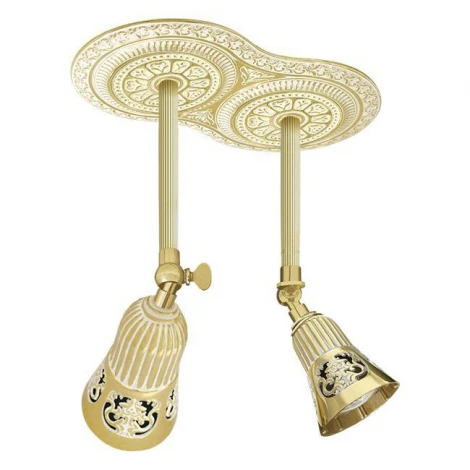 Спот Fede San Sebastian Two FD1066FOP (220V, цветы, круглые, под старину)