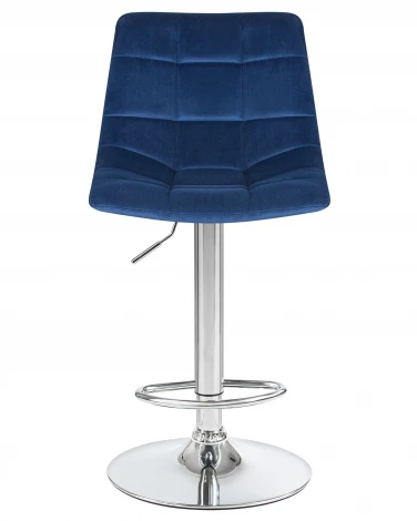 Стул барный TAILOR (синий велюр (MJ9-117))
