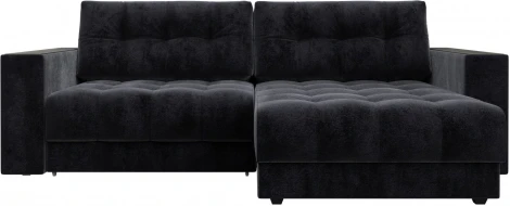 Диван угловой с декором Лига-049 НПБ Лига Диванов (Велюр) арт.128475