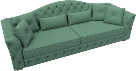 Диван прямой Артис (Зеленый/Рогожка) Лига Диванов арт.123265