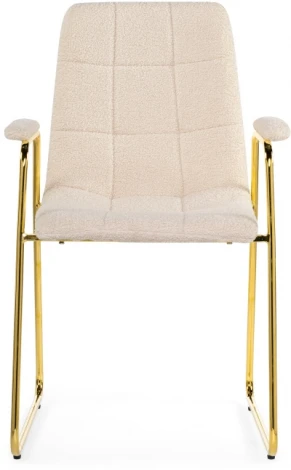 Стул Woodville на металлокаркасе Lana cream / gold 15546