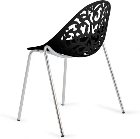 Стул уличный Lace ОГОГО Обстановочка! (Пластик,Металл/Черный) арт.920351