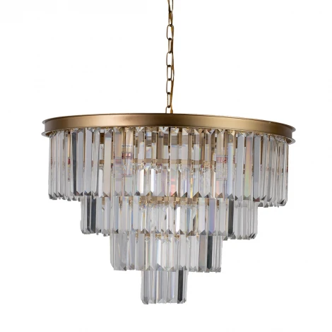 Подвесная люстра каскадная Loft IT Prism Clear 10019/600C (220V, хрусталь, на цепи)