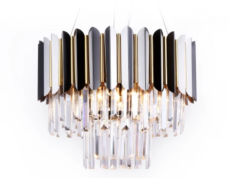 Подвесная люстра Ambrella TRADITIONAL TR5297 (220V, хрусталь, на тросе, круглые)