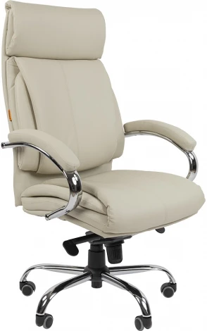 Компьютерное кресло CHAIRMAN CH423 эко (Металл,Экокожа/Светло-бежевый)
