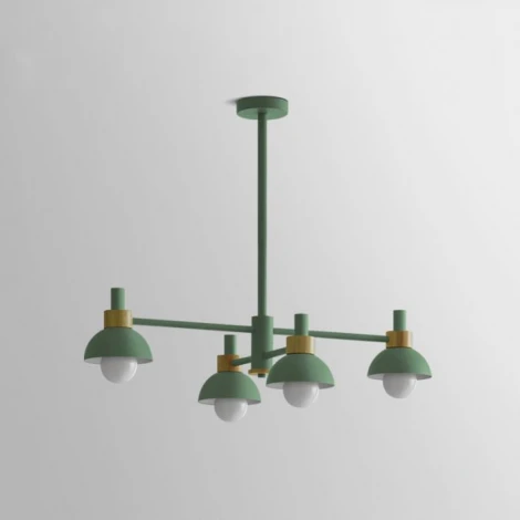 Люстра на штанге Fanta A 4 Lights Green ImperiumLoft Fanta_A01 (193153-26) (220V)