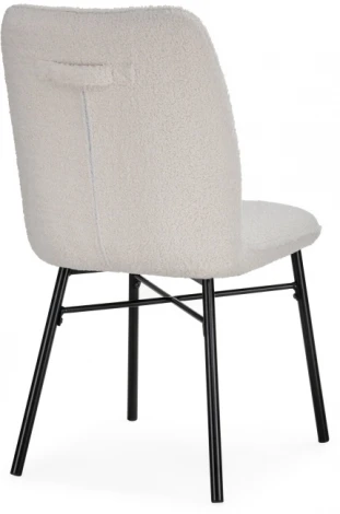 Стул Woodville на металлокаркасе Denis beige / black 15656