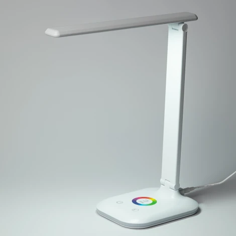 Офисная настольная лампа светодиодная с регулировкой цветовой температуры и яркости с ночным режимом RGB ЭРА NLED-502 NLED-502-11W-W