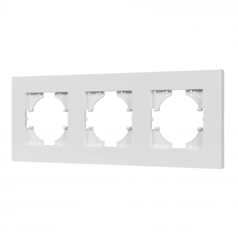 Рамка пластиковая FRM-PERIO-PL-3-WH (Arlight) 049754