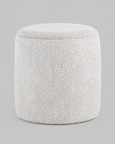 Пуф Taks букле светло-серый Stool Group арт.УТ000039393