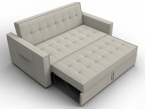 Диван прямой Лига-104 (140) (ЛДСП,Брус,Фанера,Рогожка/Бежевый) Лига Диванов 134858