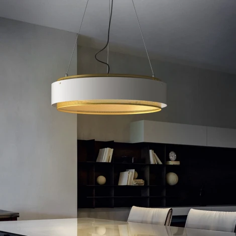 Подвесной светильник Casing 62 белый ImperiumLoft Casing01 (189560-26) (LED, 220V, на тросе, круглые, кольцо)