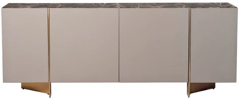 Комод Garda Decor 58DB-21233KOMD (Золото/Серый)