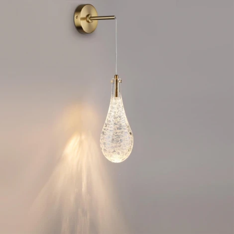 Бра Odeon Light Incanto 7147/5WL античная бронза/стекло/металл IP20 LED 4W 300Лм 3000K 180° 220V