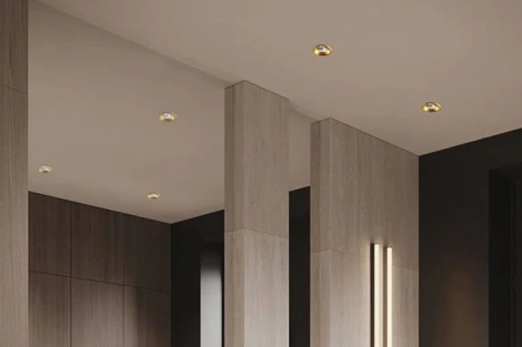 Встраиваемый светильник Italline IT08-8035 gold 3000K