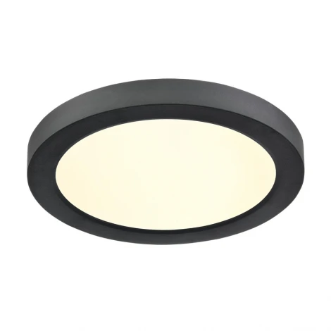 Потолочный светильник Sonex Nebula Black 7788/12L пластик/белый/черный LED 12Вт 3000/4000/6500К CCT/датчик движения