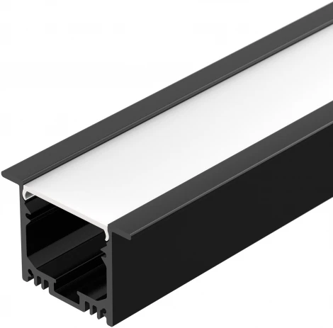 Профиль SL-LINIA49M-F-2000 BLACK (Arlight, Алюминий) 036513
