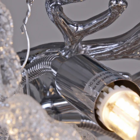 Потолочная люстра на штанге хрустальная Reluce 33029-0.4-600 CH