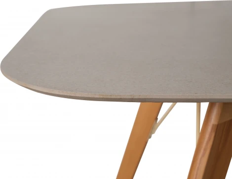 Стол обеденный обеденный JET CERAMIC прямоугольный 120*80 (Дерево бук, Прозрачный лак) FA Faggio Ardesia 80х120