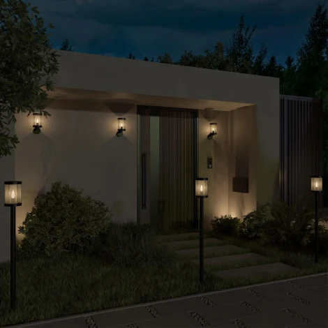 Настенный уличный светильник Novotech E27 13W IVORY STREET 370941 (220V, круглые, IP44)