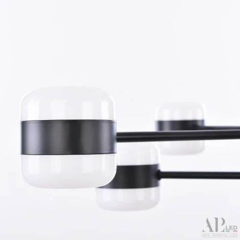 Потолочная люстра на штанге светодиодные APL LED Ferrara 3307.6296-12 Black