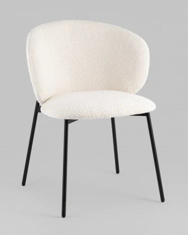 Стул Блейз букле белый Stool Group арт.УТ000039641