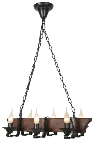 Подвесной светильник Velante 598 598-703-06 (220V, на цепи, подсвечник, свеча, под старину)