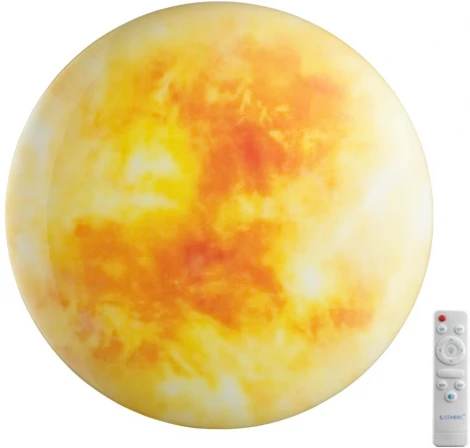 Настенно-потолочный светильник Sonex Sun 7726/DL пластик/мульти LED 48Вт 3000-6000К D400 IP43 пульт ДУ (220V, круглые)