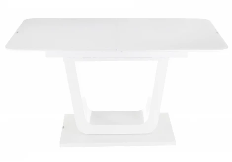 Стеклянный стол Woodville Vlinder 140 super white 11187