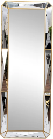 19-OA-9186 Зеркало с фактурной зеркальной отделкой 60*160см Garda Decor