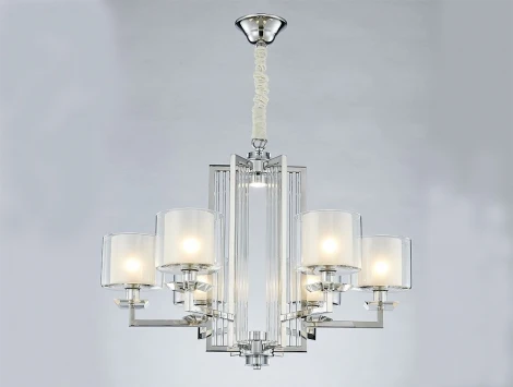 Подвесная люстра Newport 4400 4406+1/C chrome (220V, на цепи)