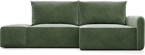 ПОРТЛЕНД Диван угловой с банкеткой зеленый D1 furniture арт.AAA41671003