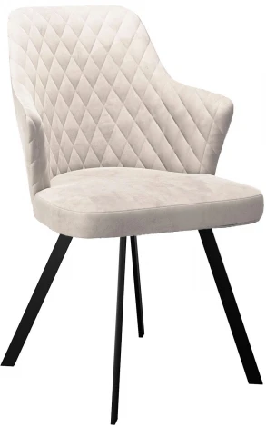 Стул DikLine 345 C103 крем, ножки черные арт.00-00076164