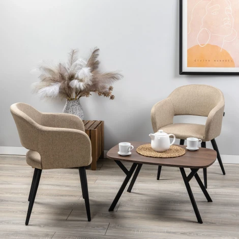 Стул R-Home Oscar Браун/Чёрный