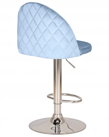 Стул барный DOBRIN MILANA (пудрово-голубой велюр (MJ9-74))