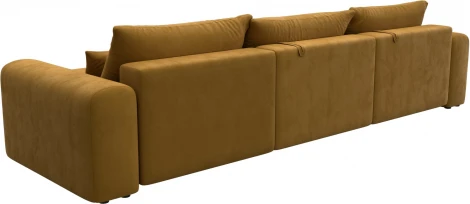 Диван угловой Лига-056 НПБ Лонг угол универсальный Лига Диванов (Велюр) арт.129172