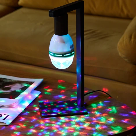 Светодиодная лампа многоцветный Е27 Volpe ULI-Q301 Светодиодный светильник-проектор ULI-Q301 03W/RGB/E27 WHITE