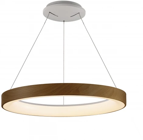 Подвесной светильник Mantra Niseko 8576 (регулировка яркости, LED, 220V, пульт управления, на тросе, кольцо)