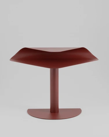 Журнальный столик Stool Group Cornea металл бордовый УТ000041895