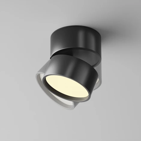 Накладной потолочный светильник Maytoni Onda C024CL-12W2.7K-B-1 (LED, 220V, круглые)