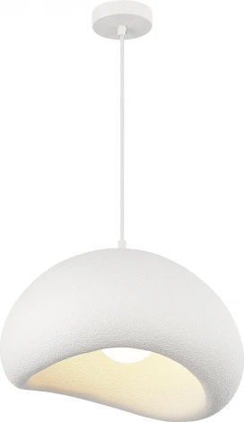 Подвесной светильник ST Luce Wabi Sabi SL1522.523.01 белый/белый E27 1*60W (220V, на проводе, круглые)