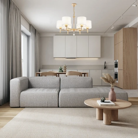 Подвесная люстра Arte Milano Amalfi-2756 332756/6 FGD (220V, подвески, на цепи)