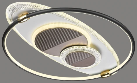 Потолочная люстра 438-307-04 Velante (LED, 220V, пульт управления, кольцо)