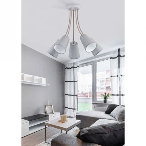 Потолочная люстра TK Lighting Wire Gray 2101